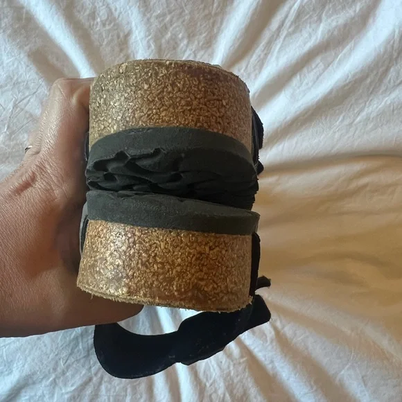 💜 Birkenstock Arizona size 40 Metallic Snake Print 💫 - Picture 8 of 12